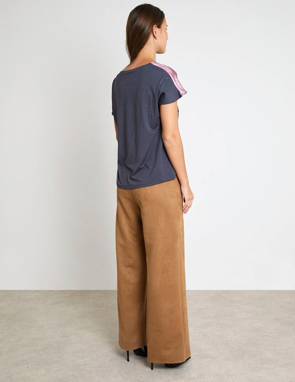 Pantalón relaxed wide leg para mujer 2