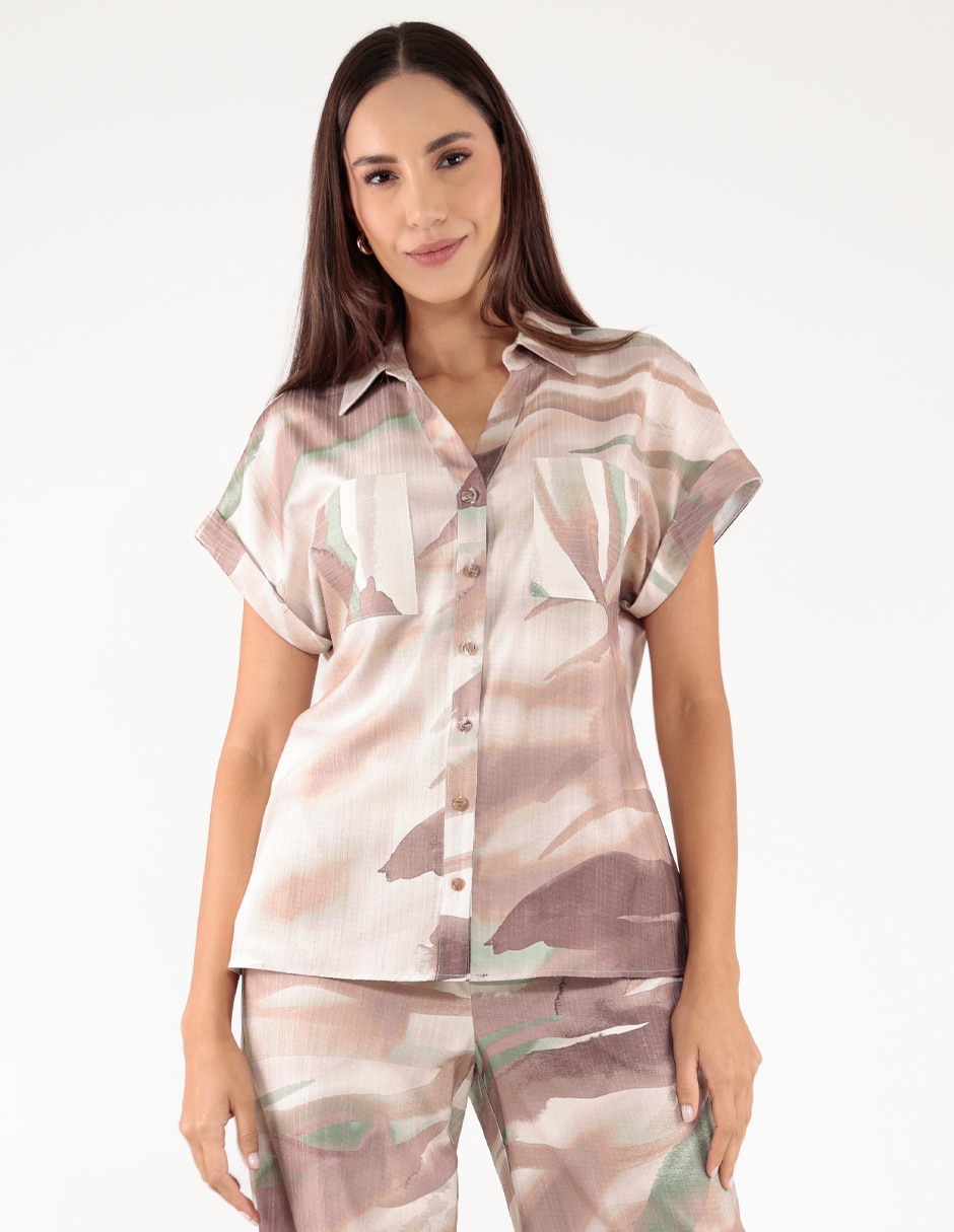 Blusa manga corta para mujer Blusa manga corta para mujer