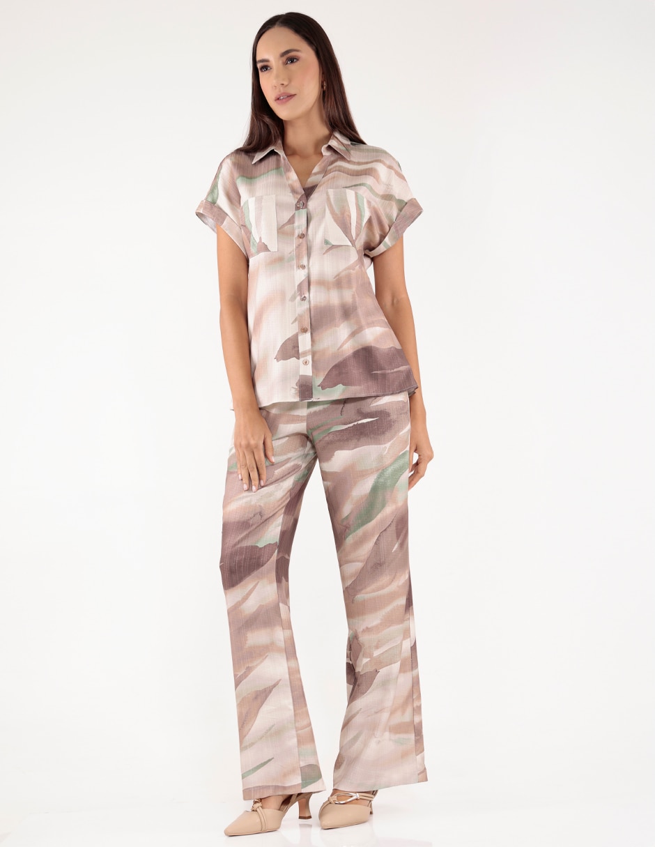 Blusa manga corta para mujer 3