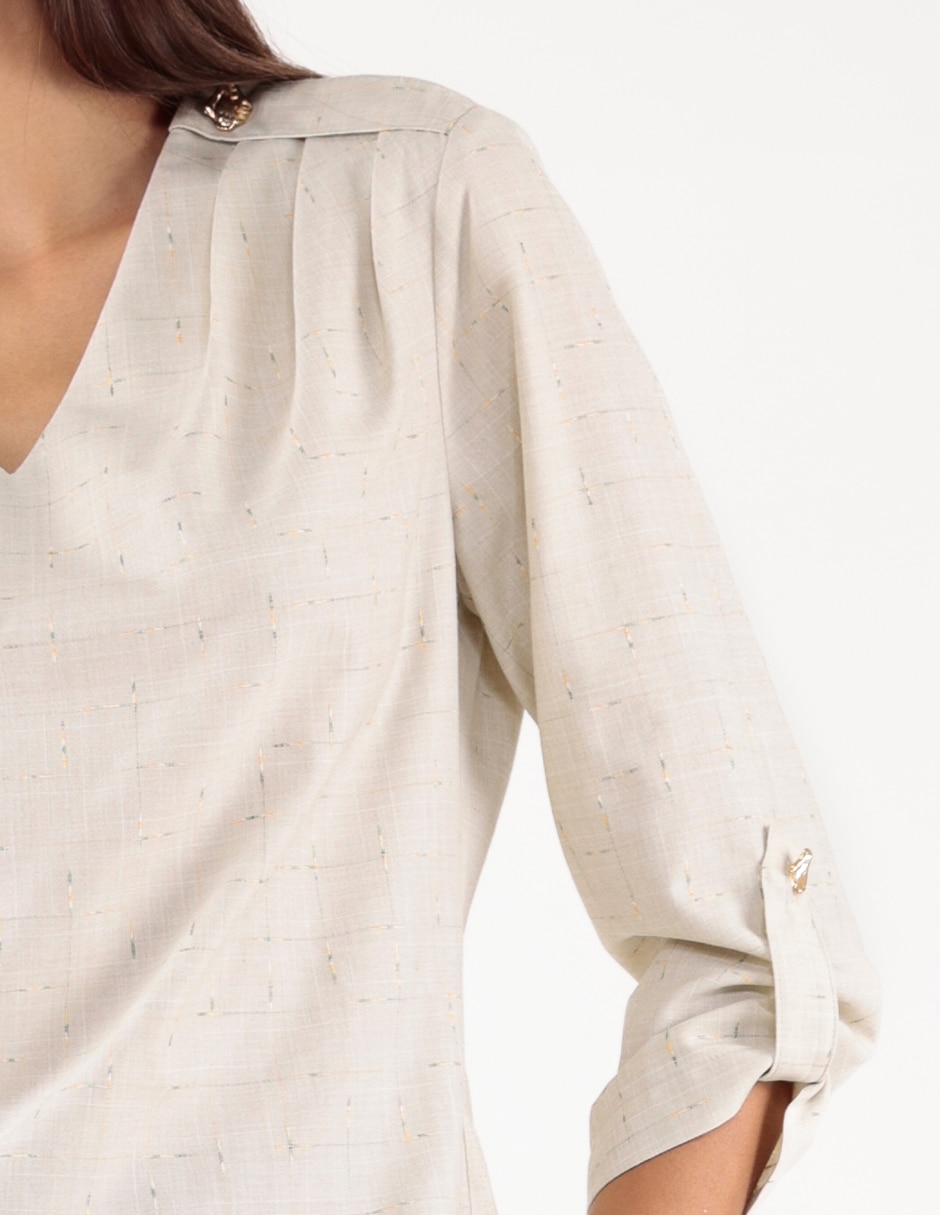 Blusa manga 3/4 para mujer 2
