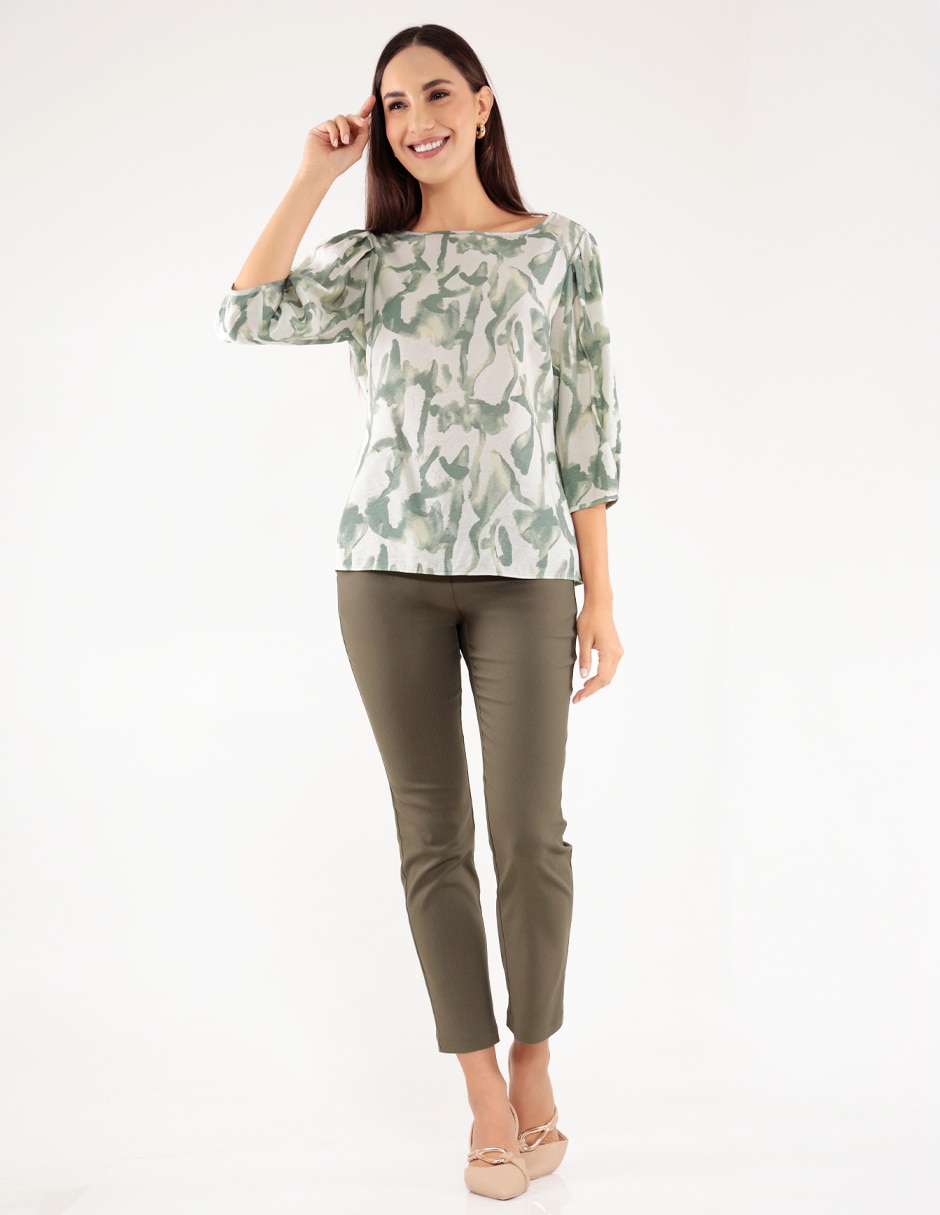 Blusa manga 3/4 para mujer 3