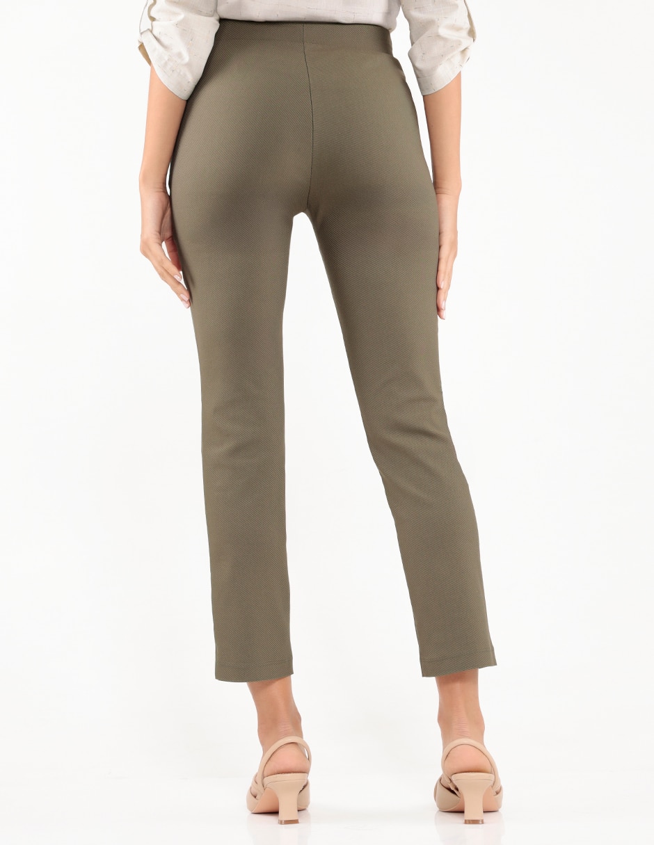 Pantalón chino regular para mujer 4