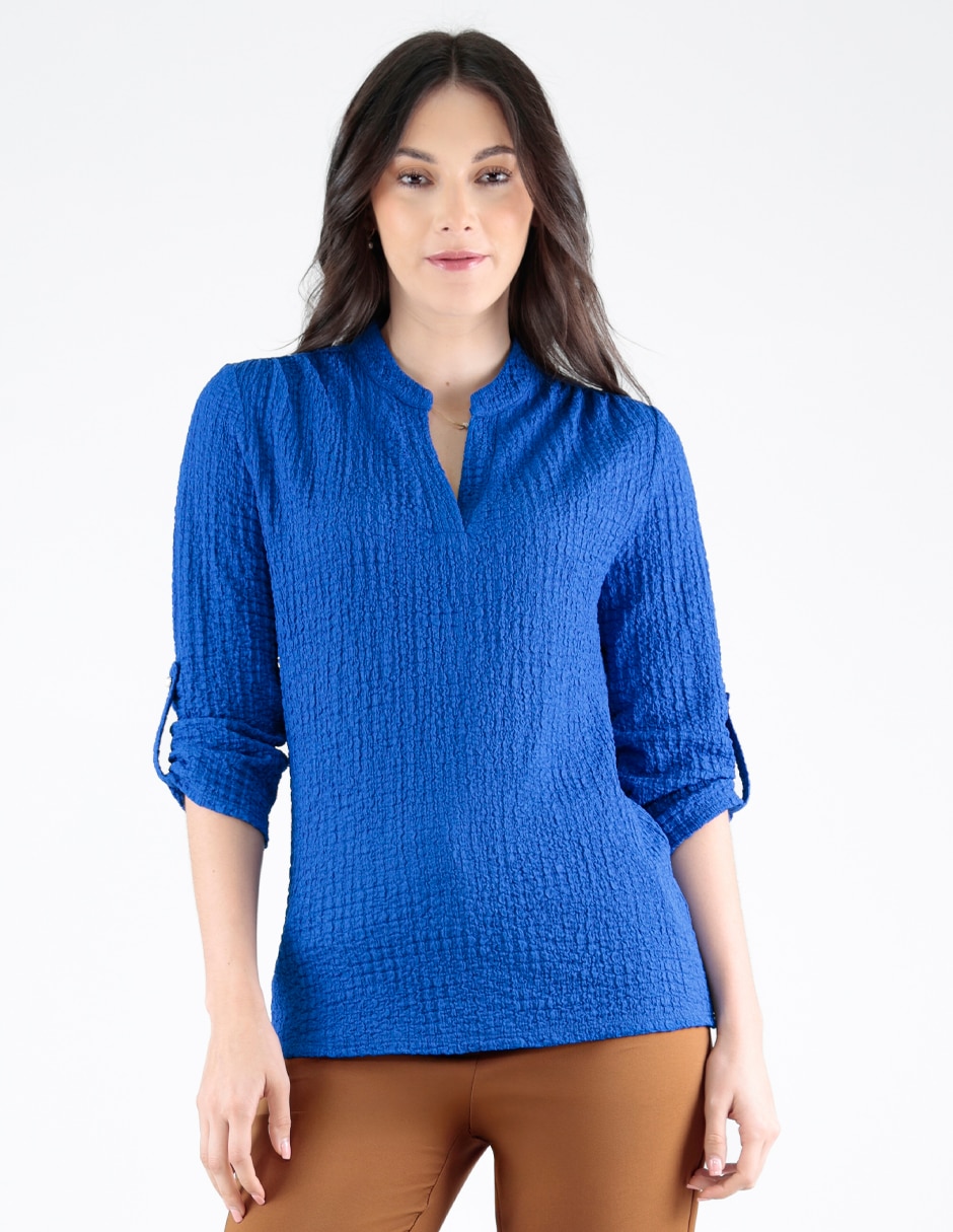 Blusa manga 3/4 para mujer