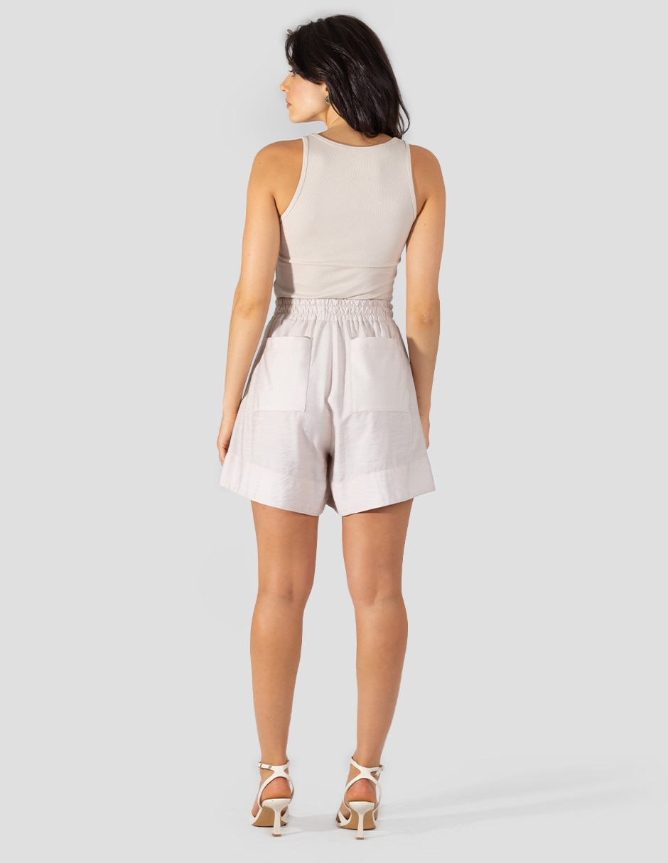 Short/Bermuda de Viscosa y algodón para mujer 2