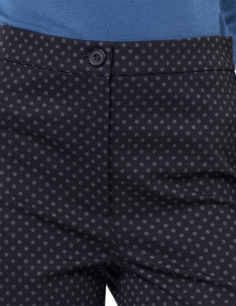 Pantalón regular mujer recto para mujer 4