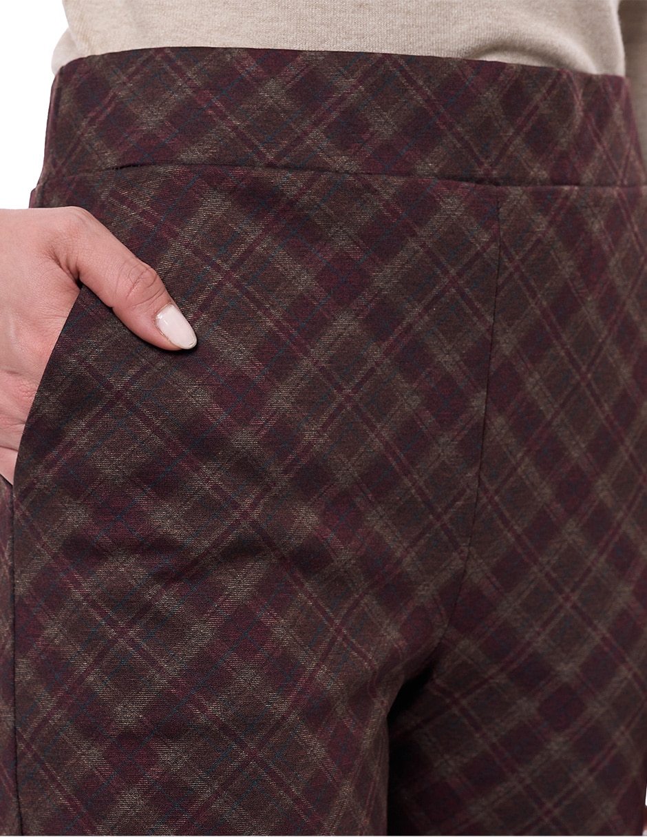 Pantalón regular mujer recto para mujer 4