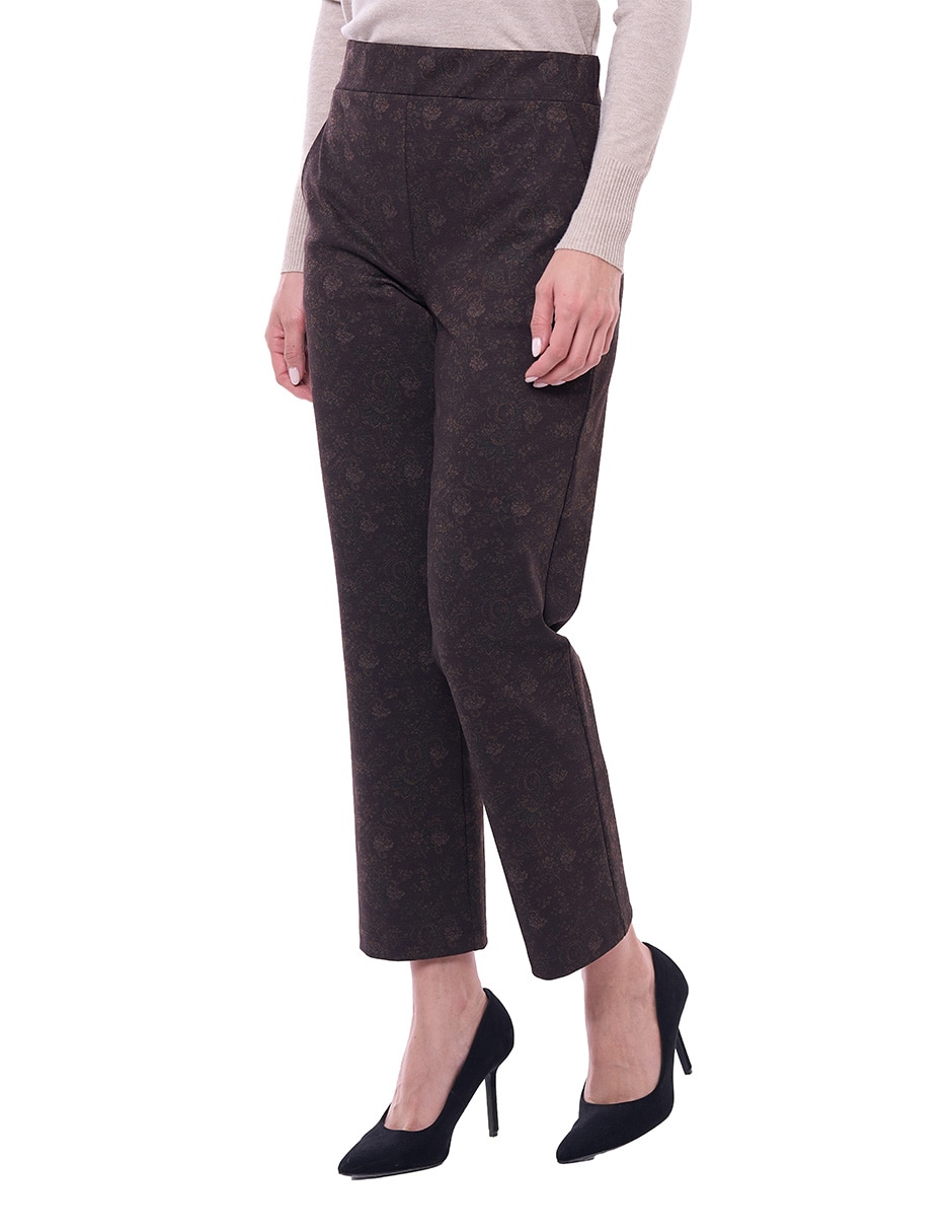 Pantalón regular mujer recto para mujer