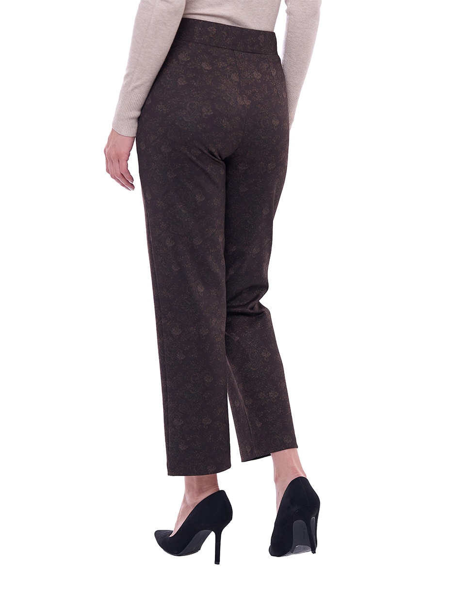 Pantalón regular mujer recto para mujer 2