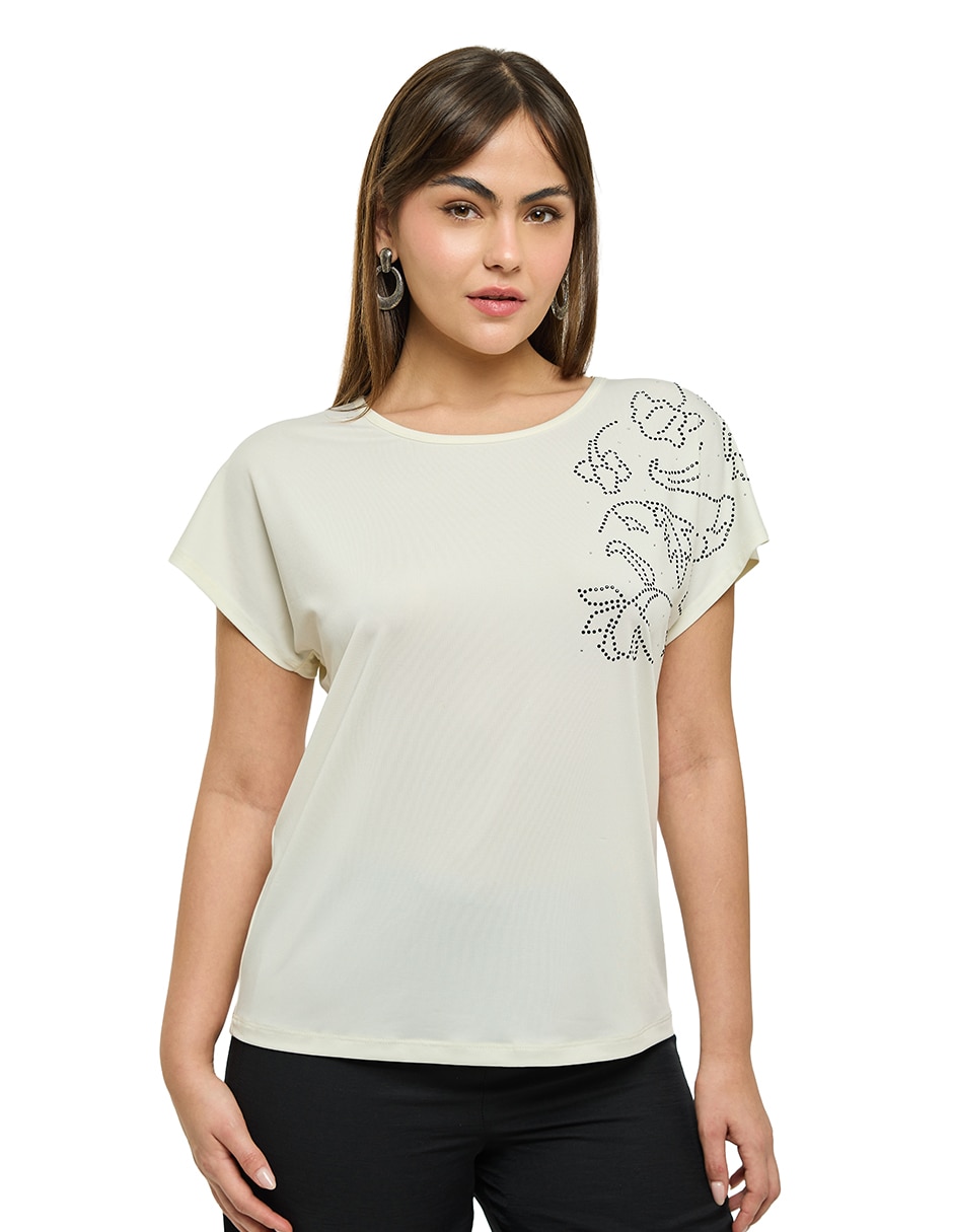 Blusa mujer manga corta para mujer