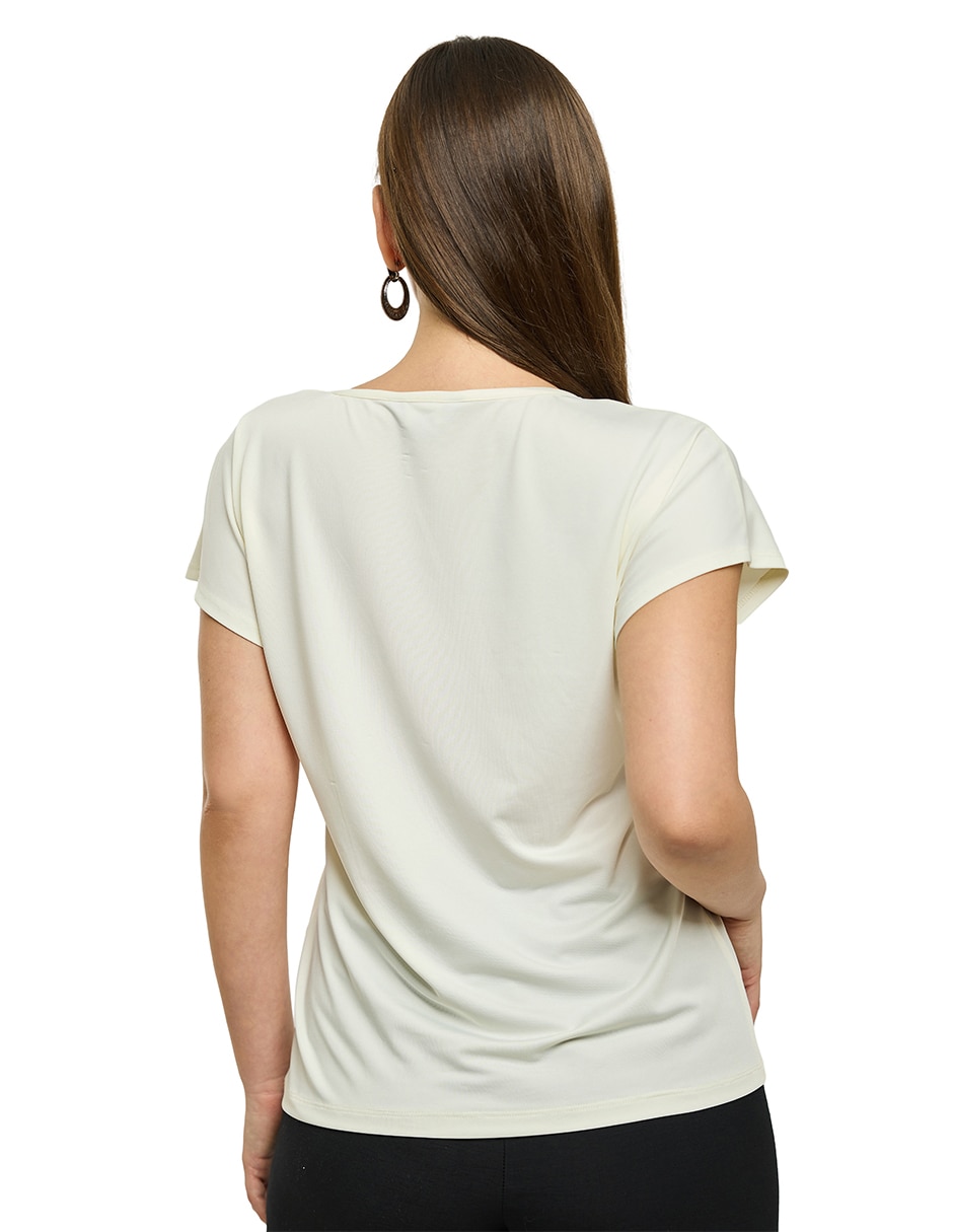 Blusa mujer manga corta para mujer 2