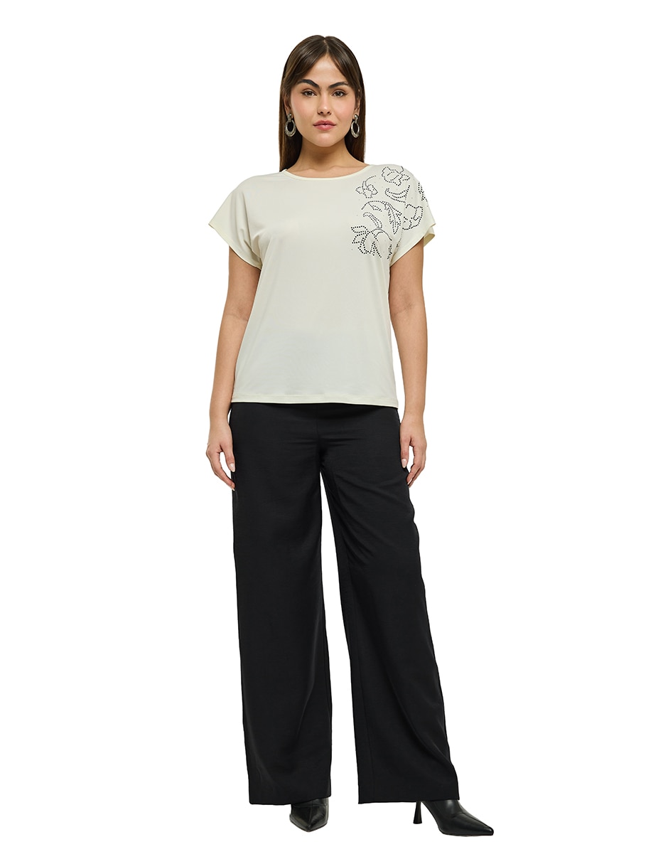 Blusa mujer manga corta para mujer 3