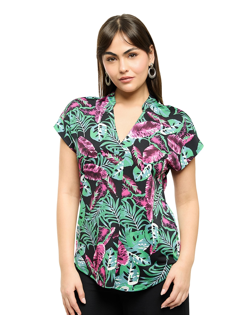 Blusa mujer manga corta para mujer