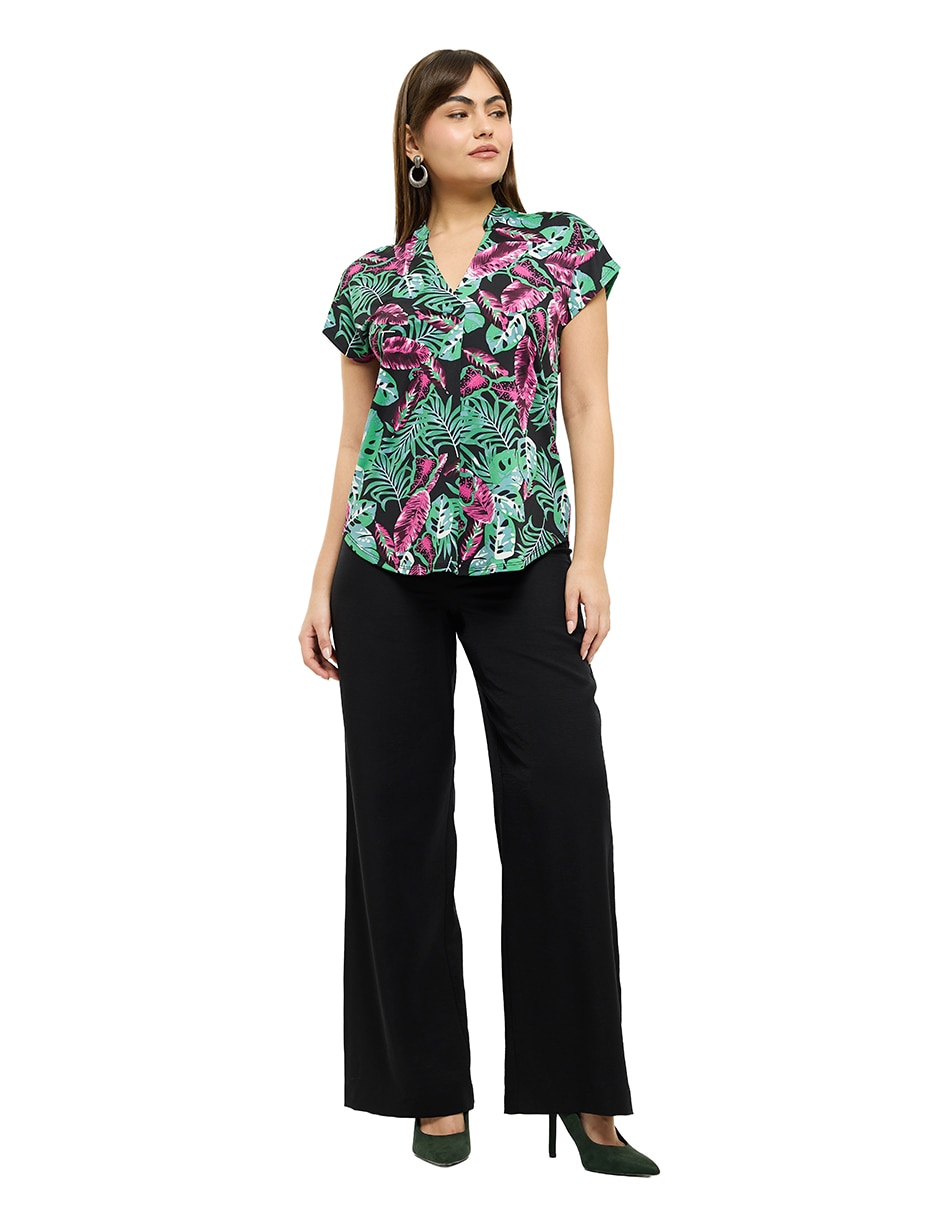 Blusa mujer manga corta para mujer 3