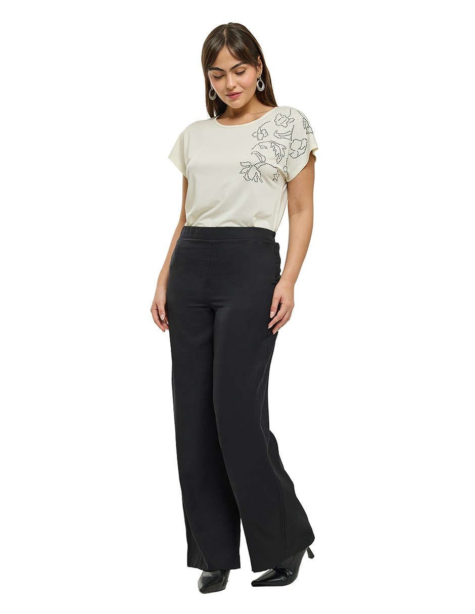 Pantal—n regular mujer recto para mujer 3