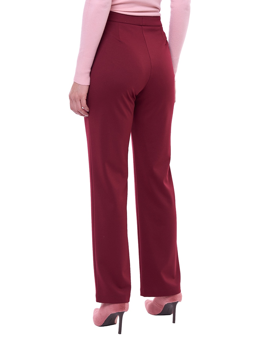 Pantalón regular mujer recto para mujer 2