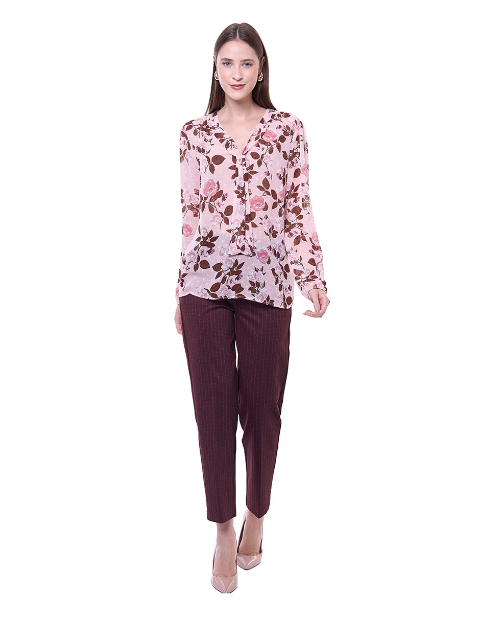 Blusa mujer manga larga para mujer 3