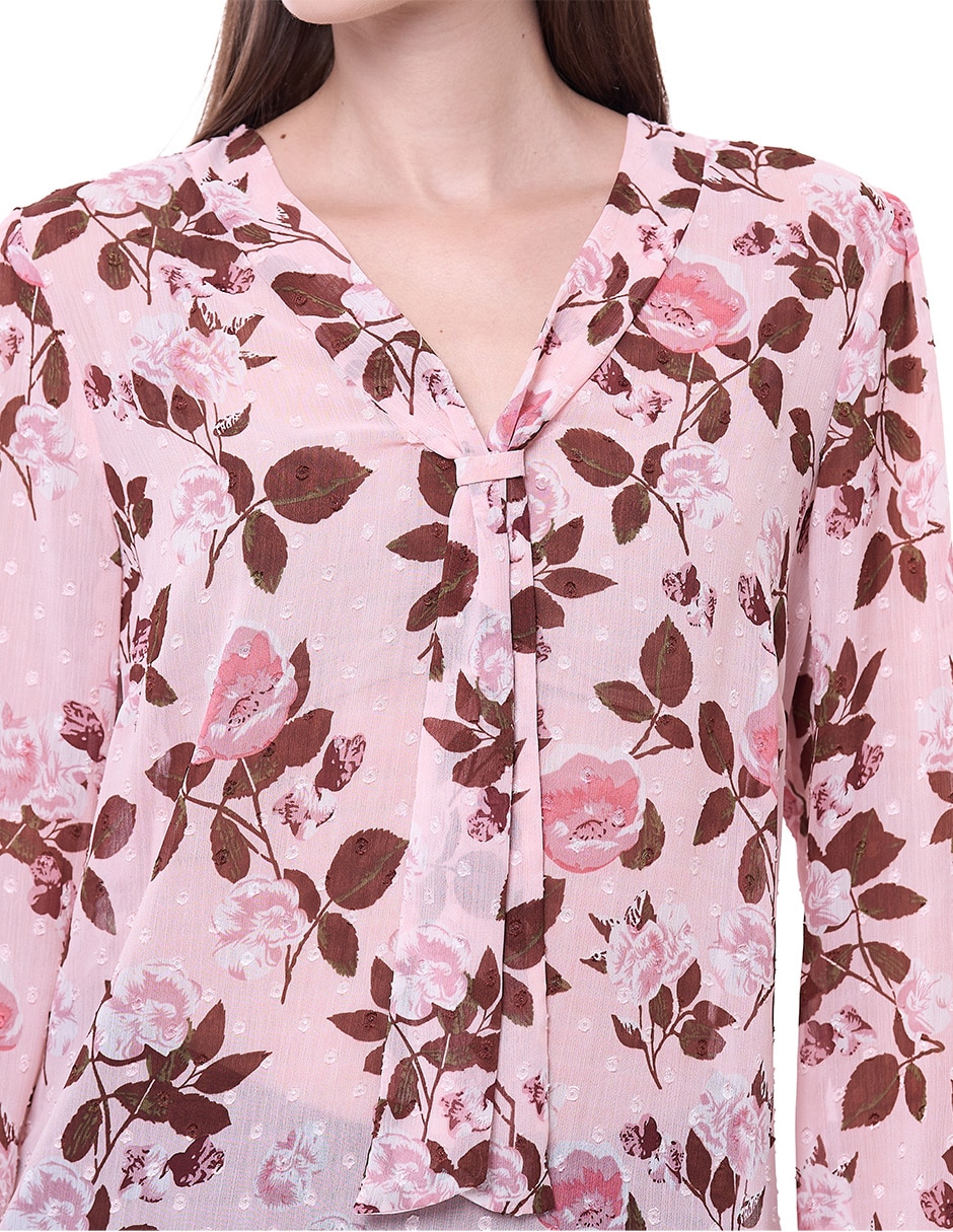 Blusa mujer manga larga para mujer 4