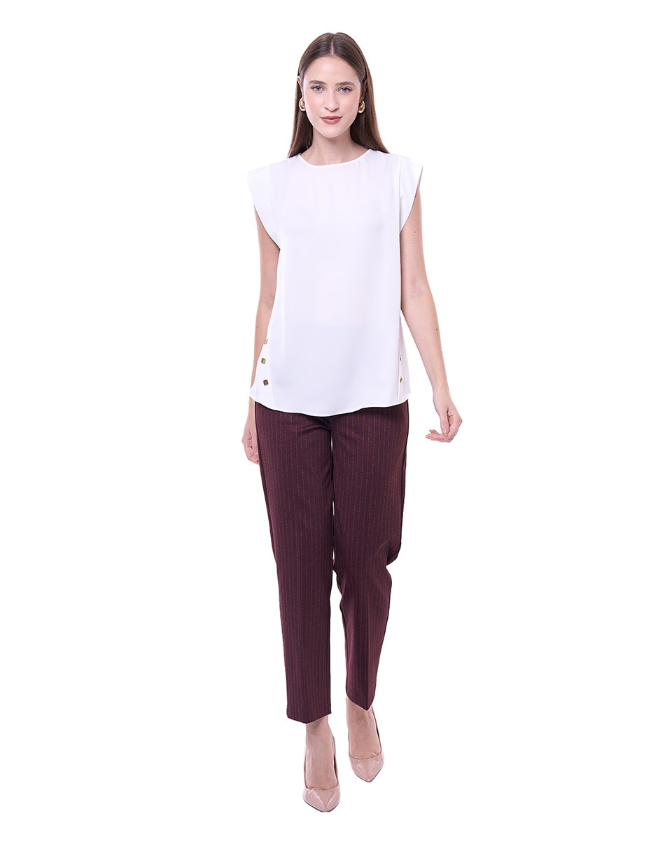 Blusa mujer sin manga para mujer 3