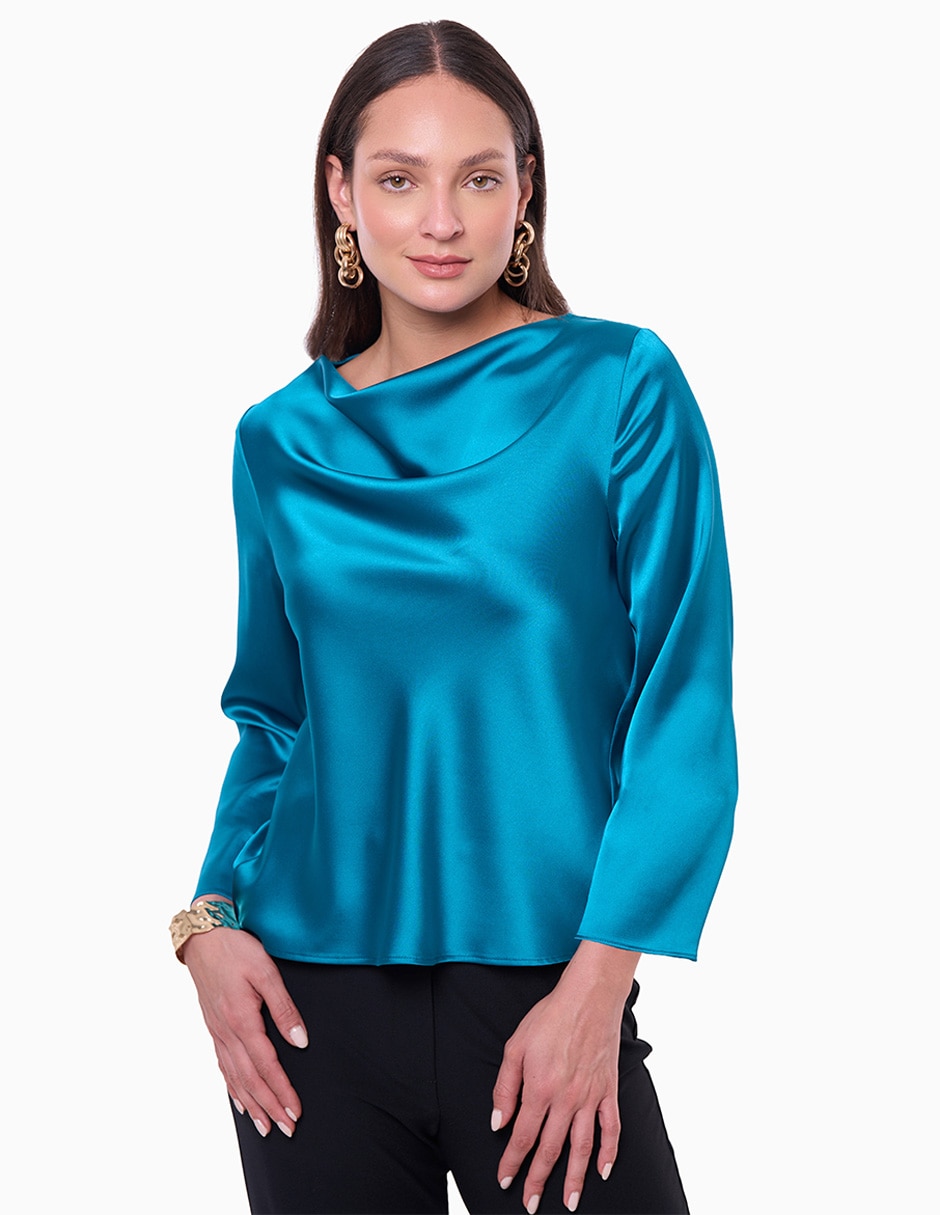 Blusa mujer manga larga para mujer