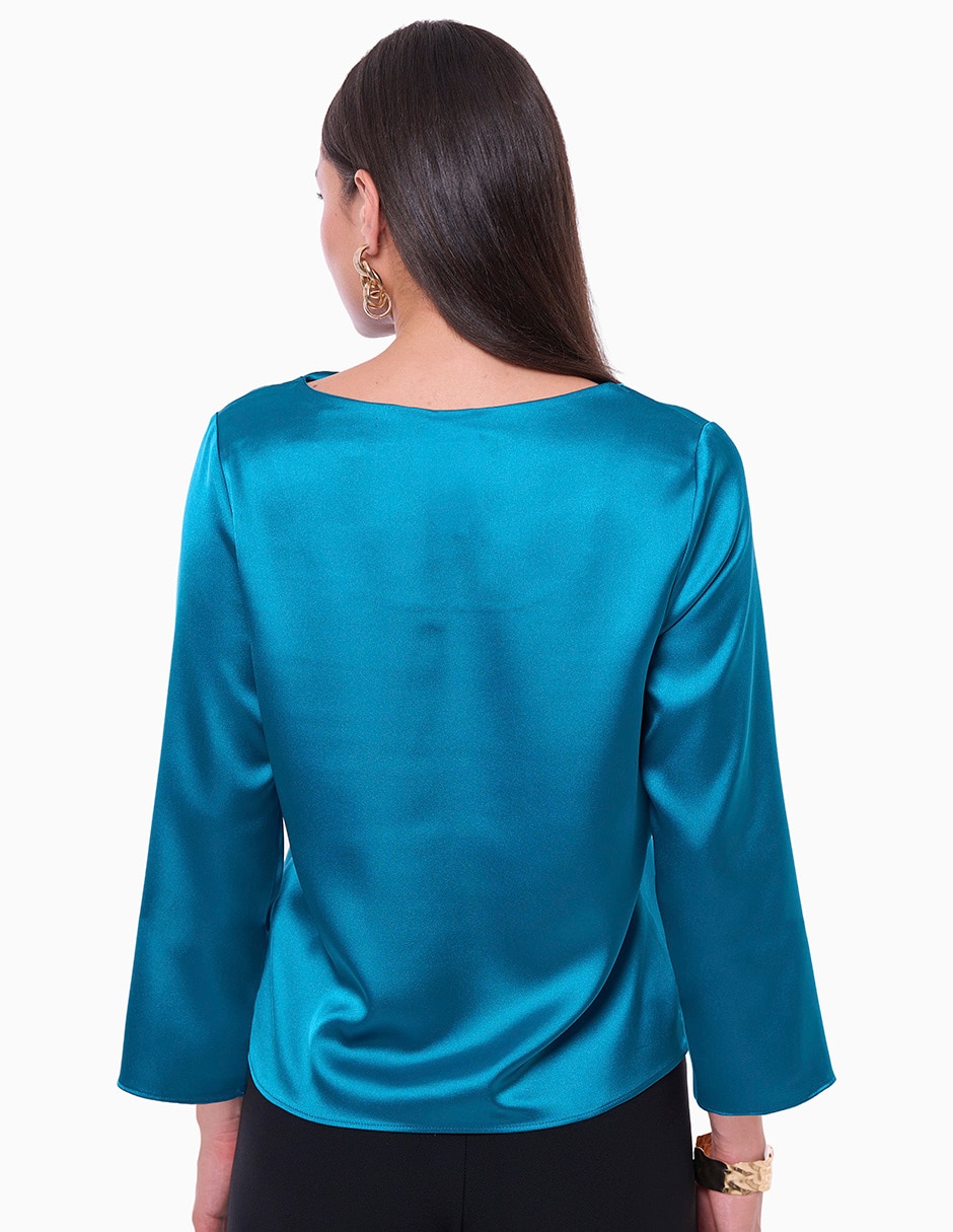 Blusa mujer manga larga para mujer 4