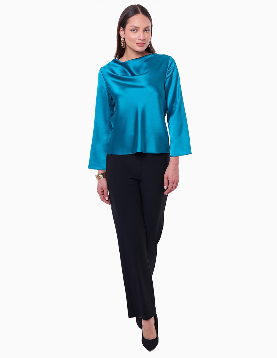 Blusa mujer manga larga para mujer 3