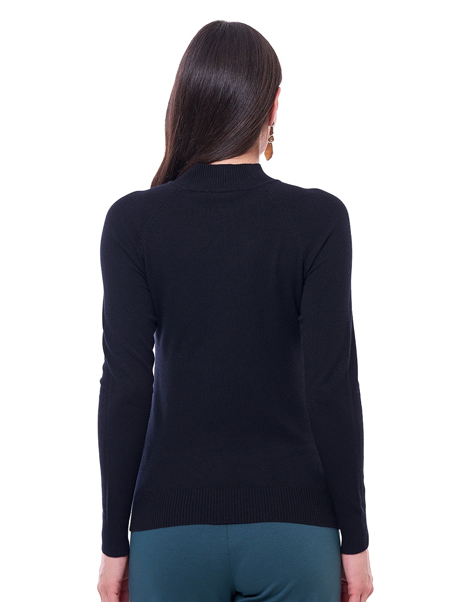 Suéter cuello alto para mujer 2