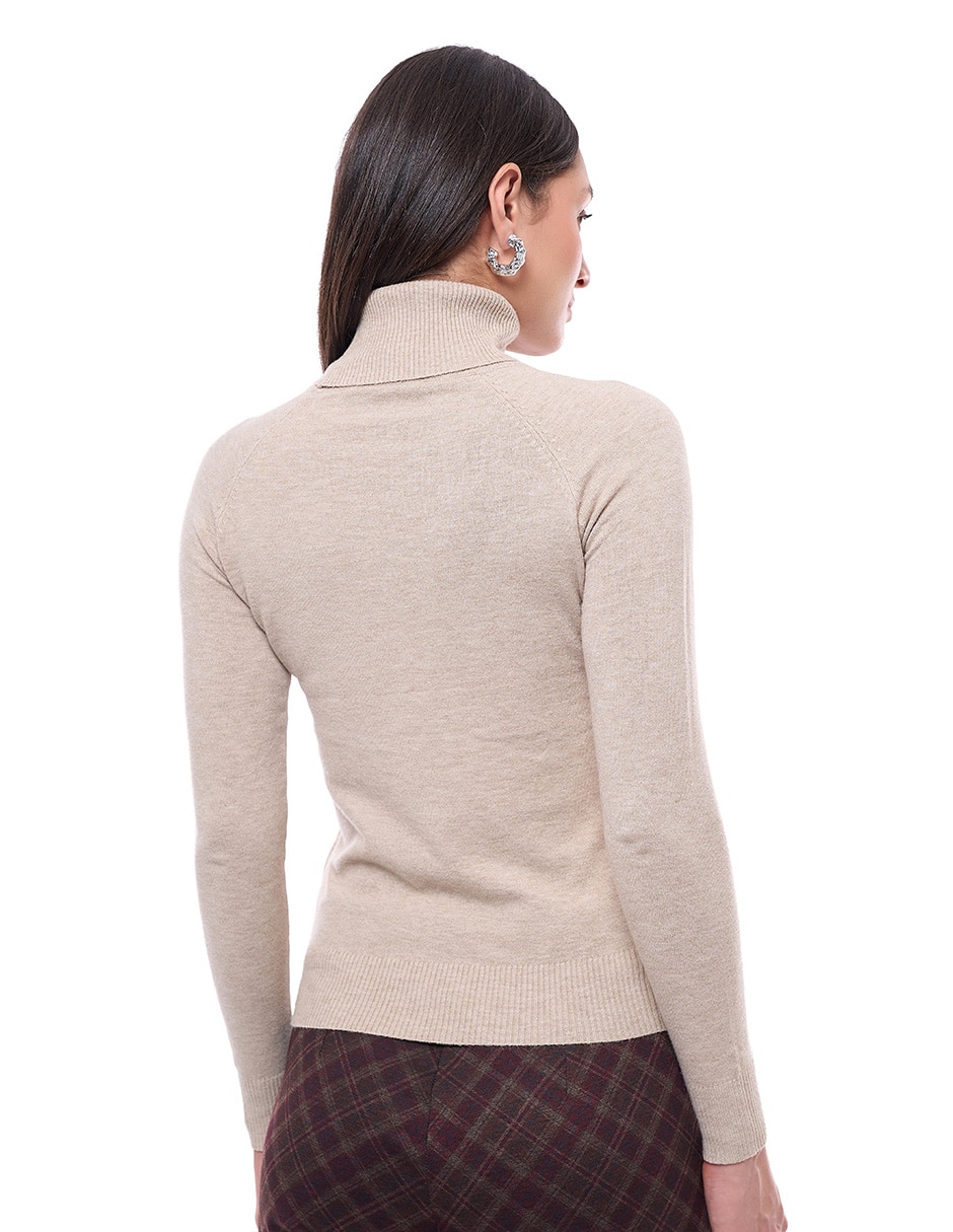 Suéter cuello tortuga para mujer 4