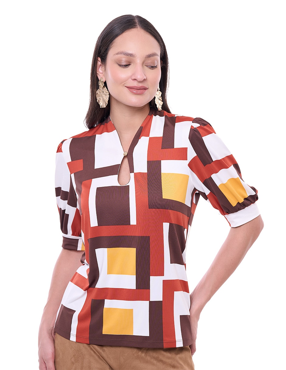 Blusa Adolfo Dominguez manga al codo para mujer Blusa Adolfo Dominguez manga al codo para mujer