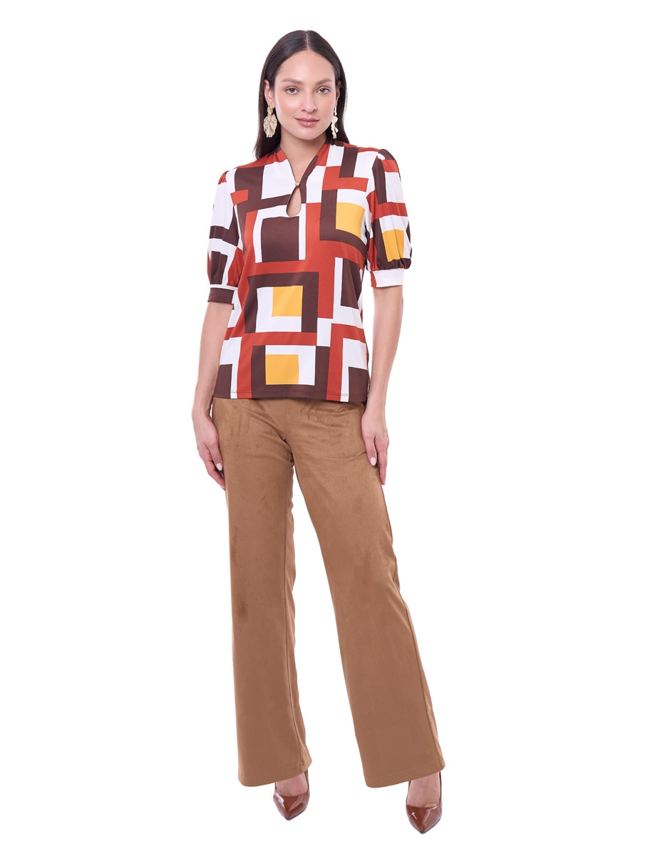 Blusa Adolfo Dominguez manga al codo para mujer 3