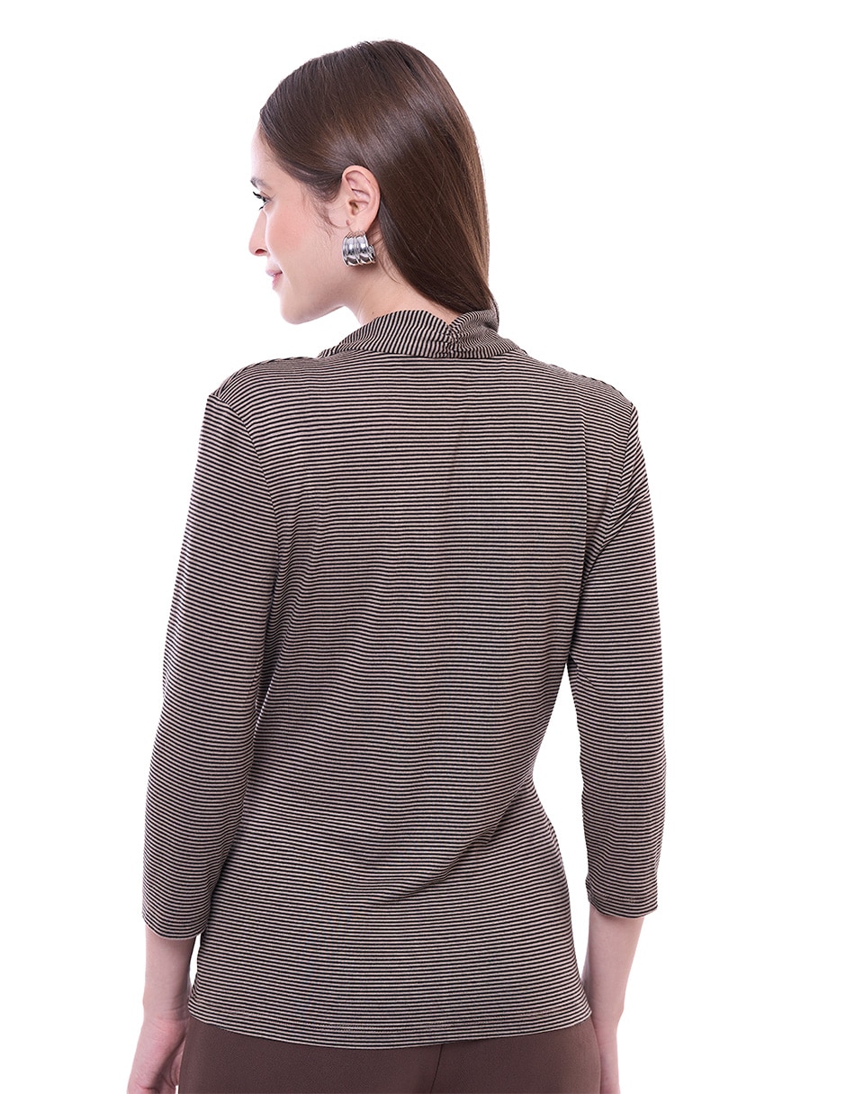 Blusa manga 3/4 para mujer 4