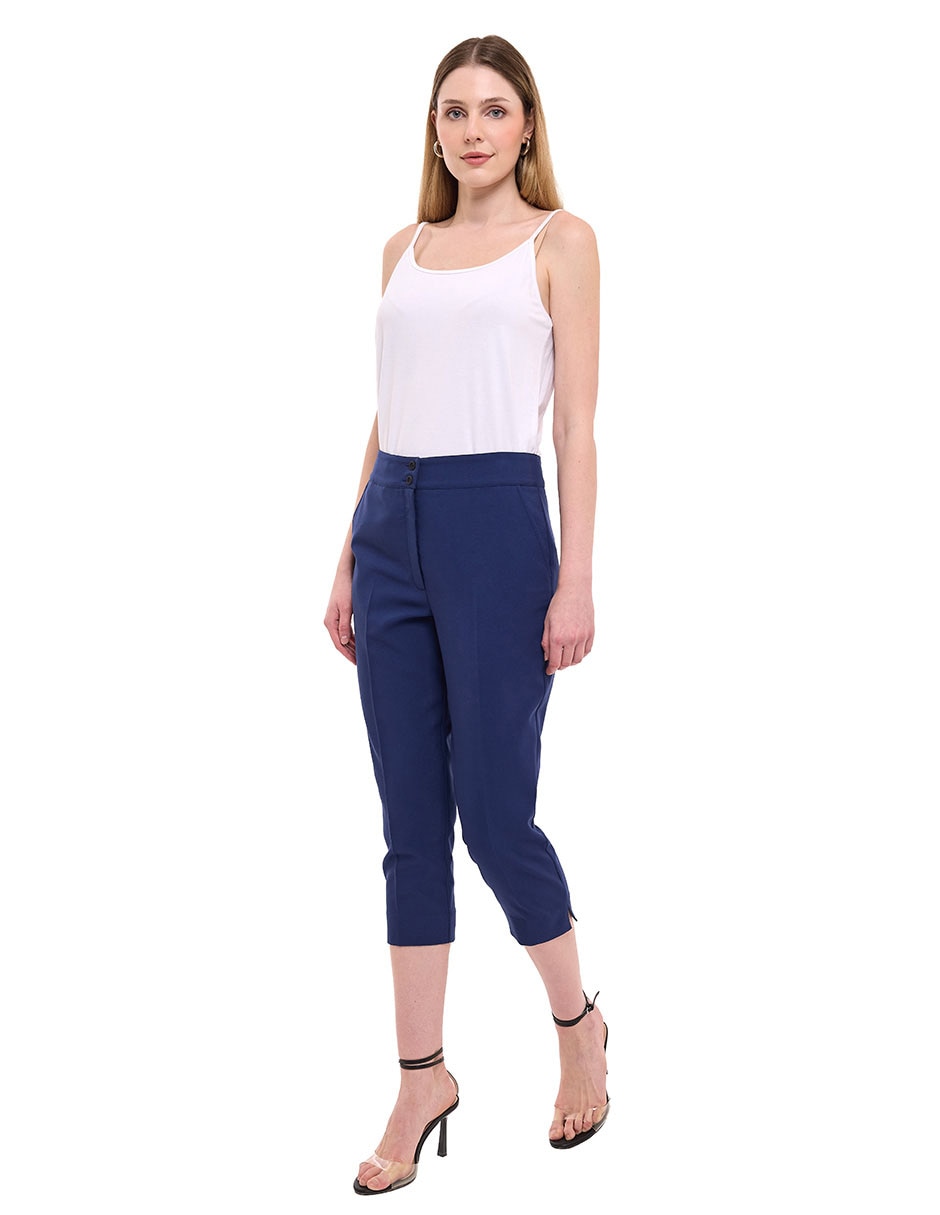 Pantalón capri mujer skinny para mujer
