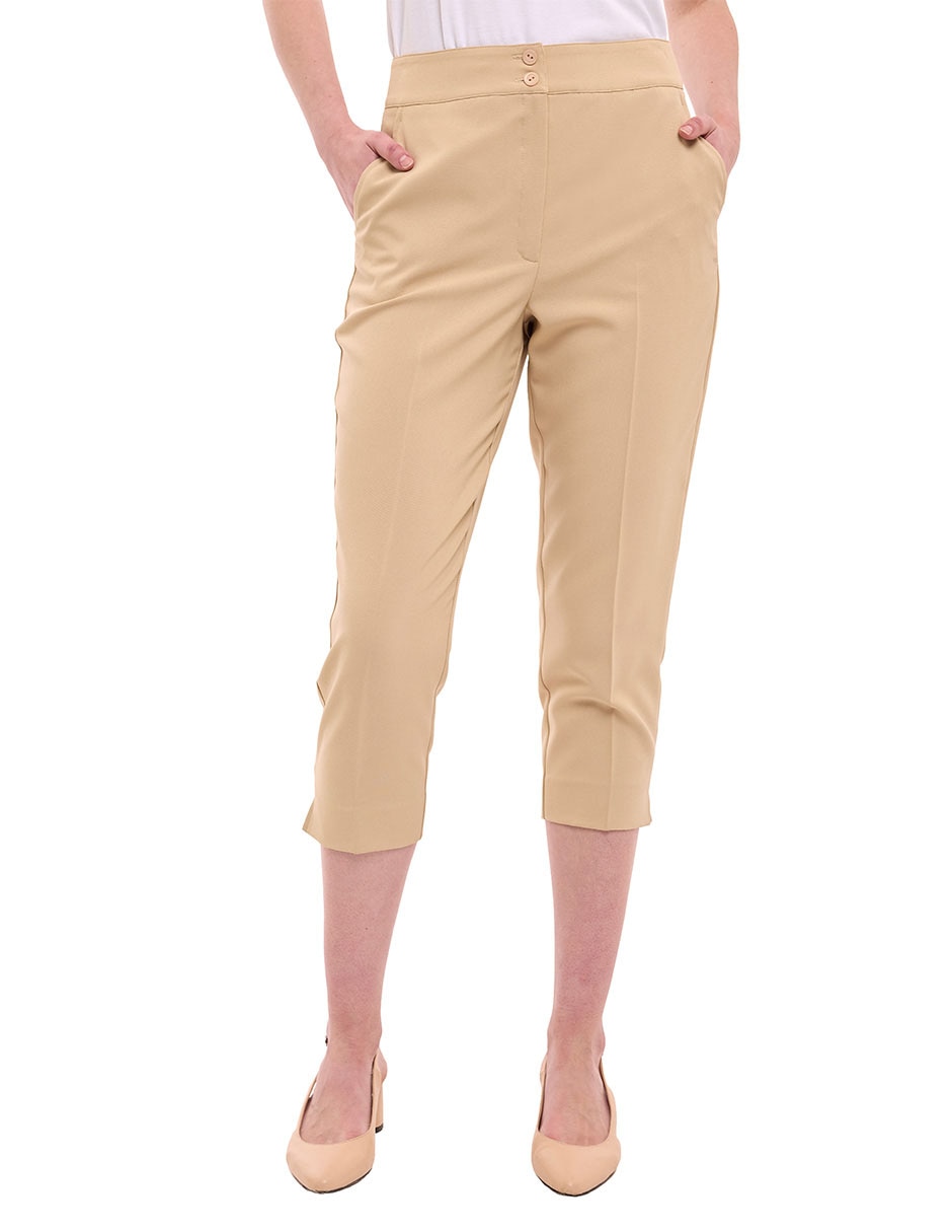 Pantalón capri mujer skinny para mujer