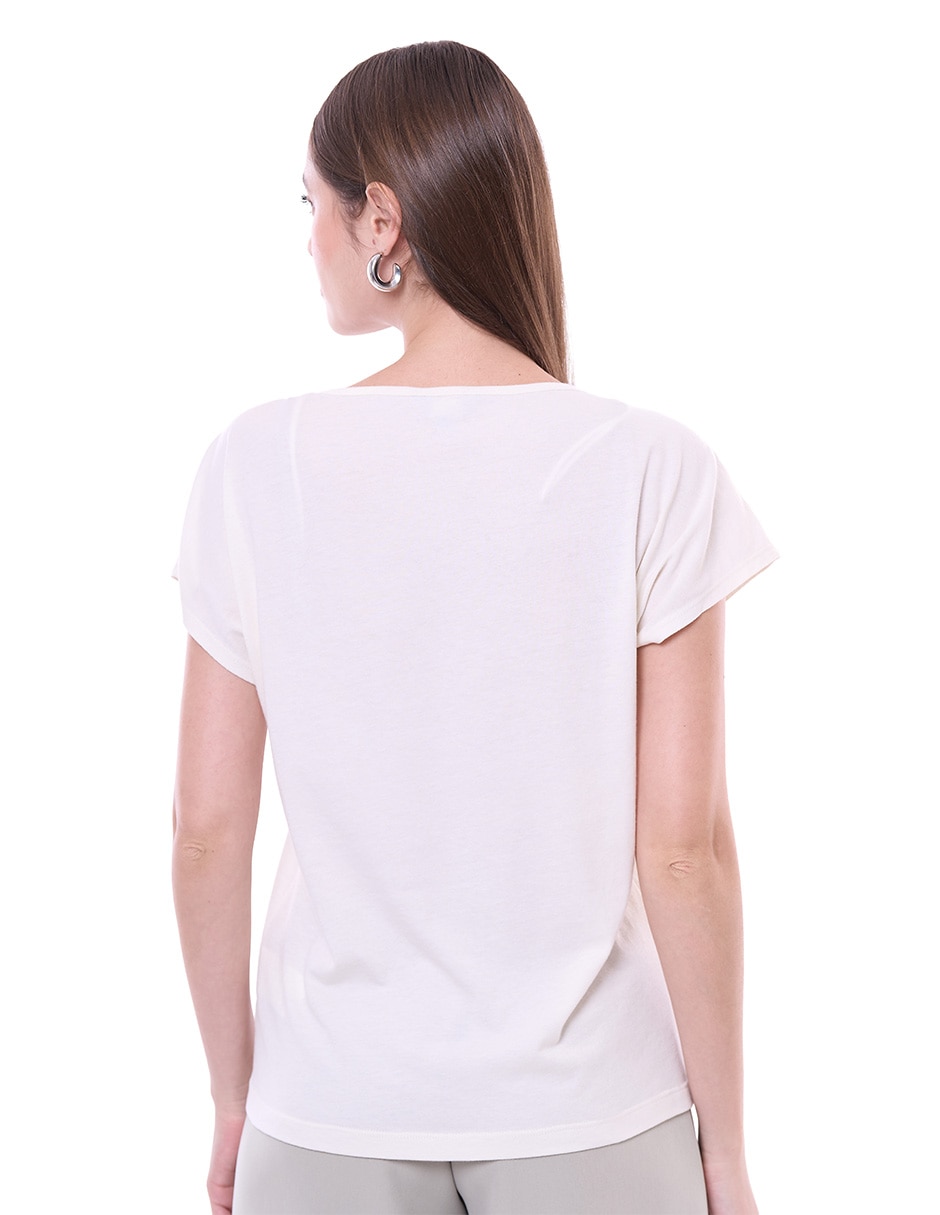 Blusa mujer manga corta para mujer 3