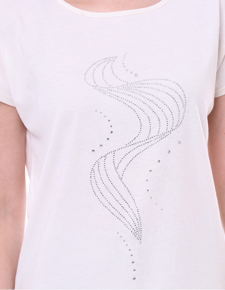 Blusa mujer manga corta para mujer 2