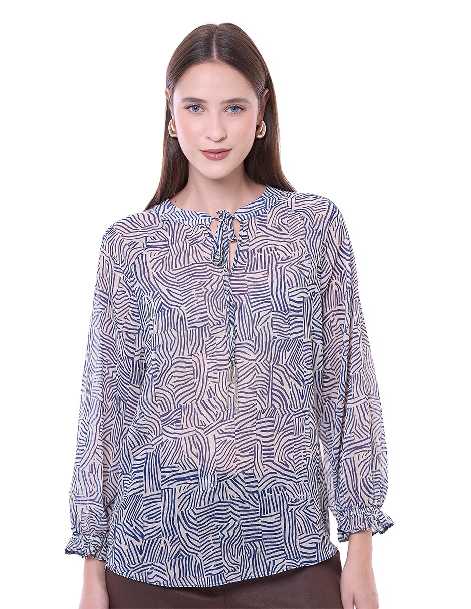 Blusa Adolfo Dominguez manga al codo para mujer Blusa Adolfo Dominguez manga al codo para mujer