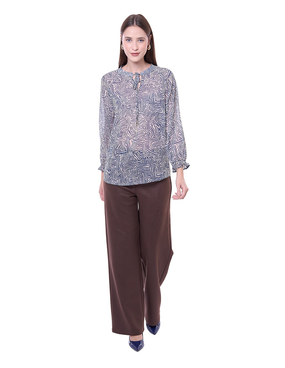 Blusa Adolfo Dominguez manga al codo para mujer 3