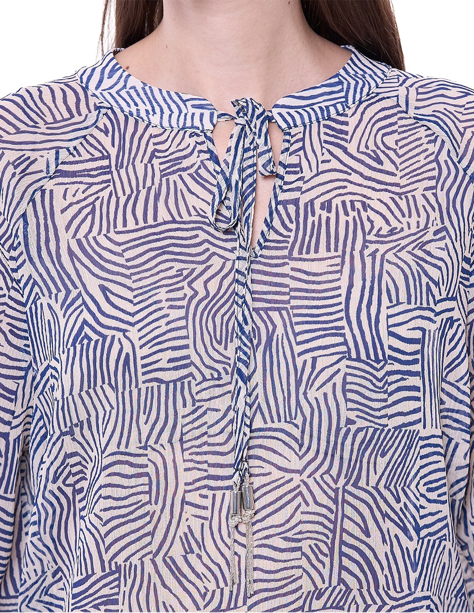 Blusa Adolfo Dominguez manga al codo para mujer 2