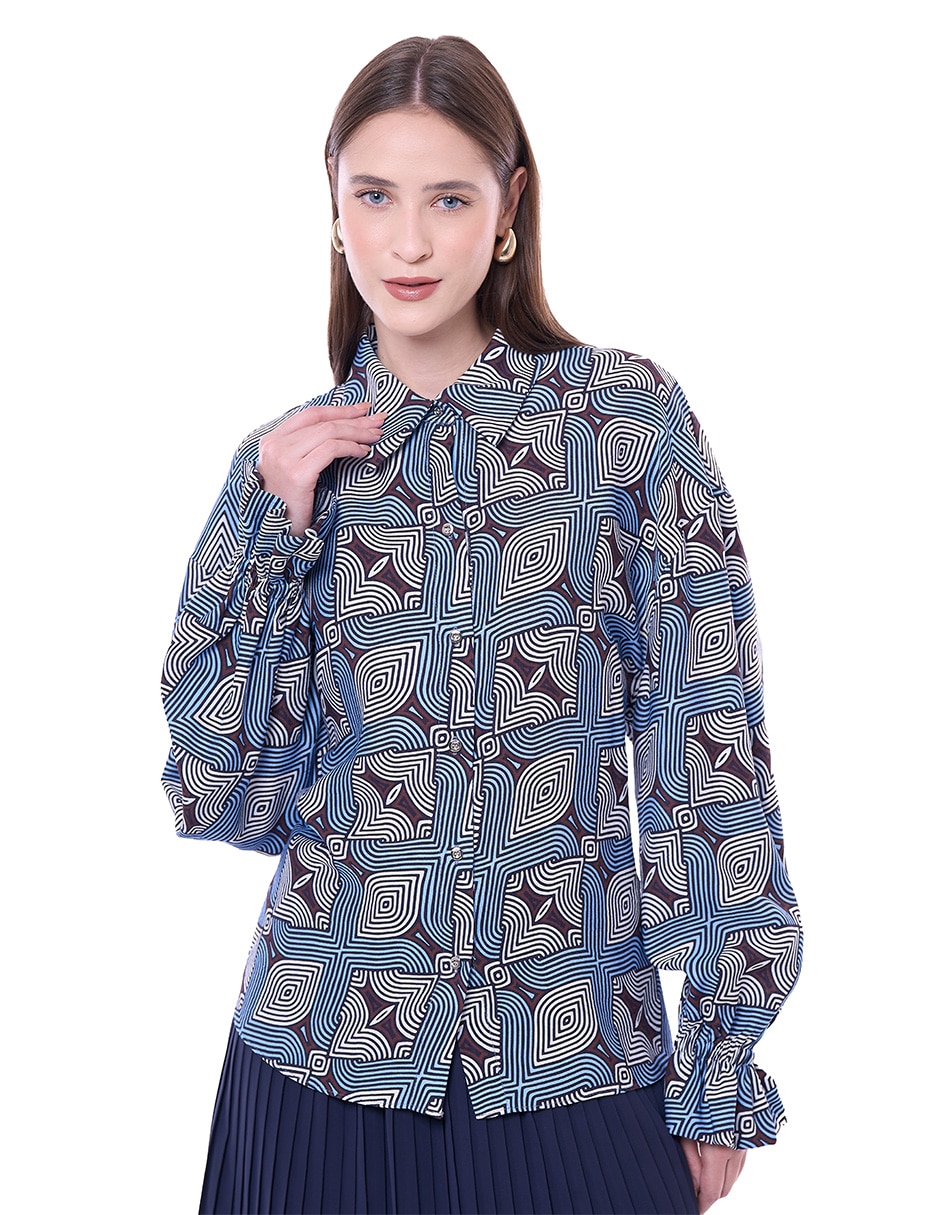 BLUSA manga Larga para mujer