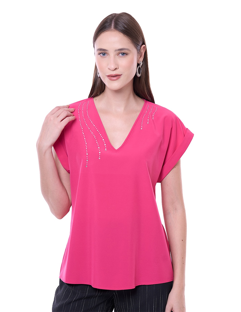 Blusa mujer manga corta para mujer Blusa mujer manga corta para mujer