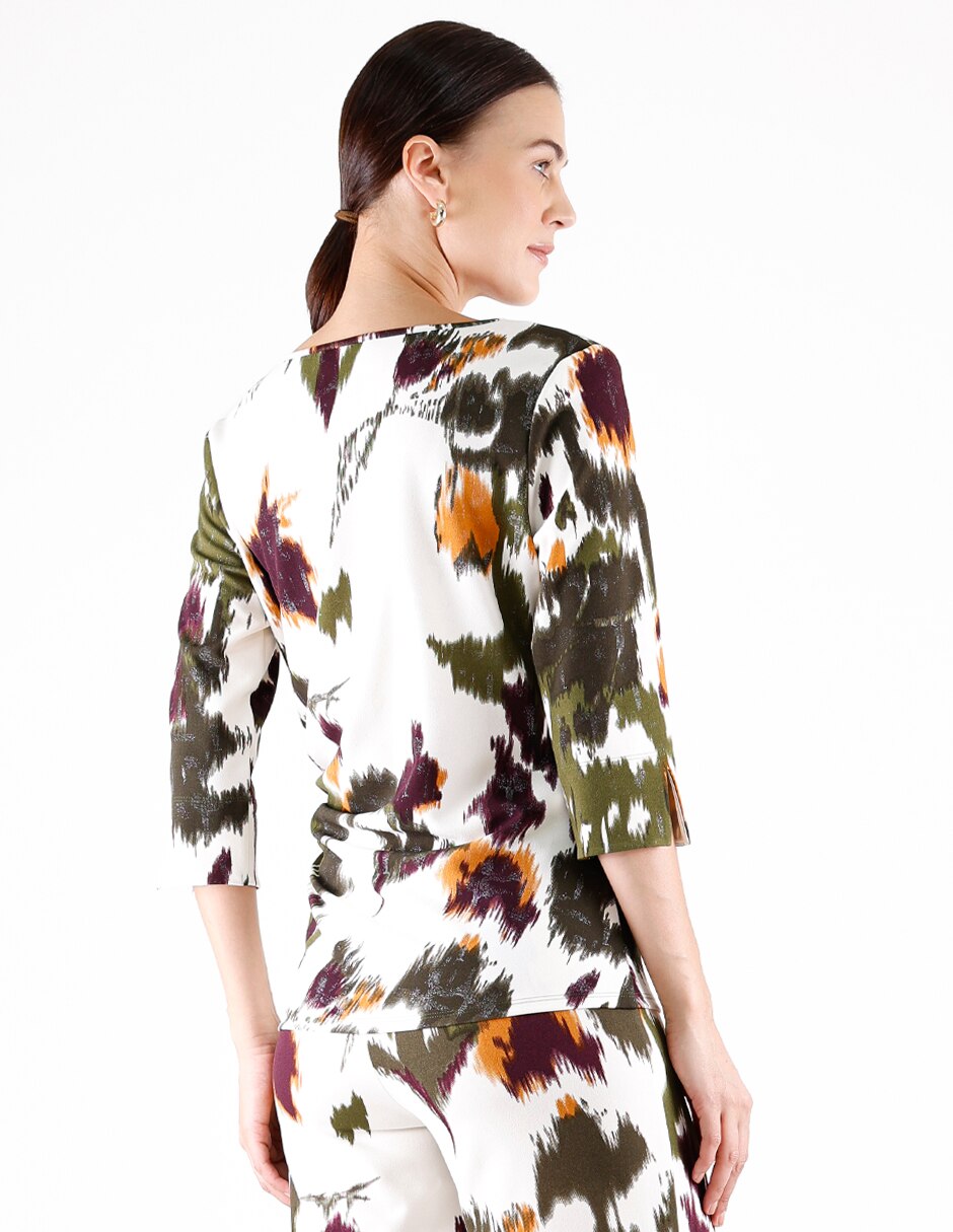 Blusa manga 3/4 para mujer 2