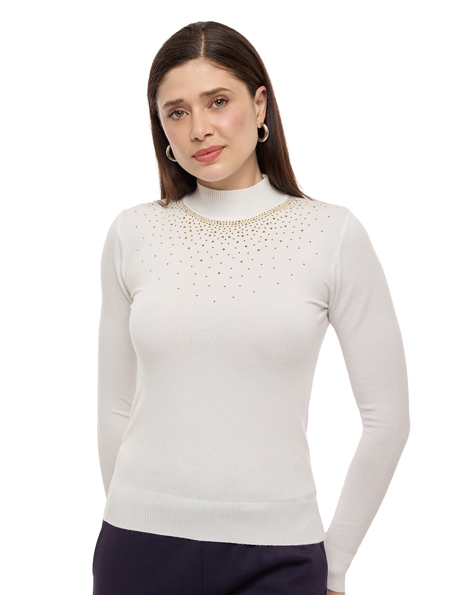 Suéter cuello alto para mujer Suéter cuello alto para mujer