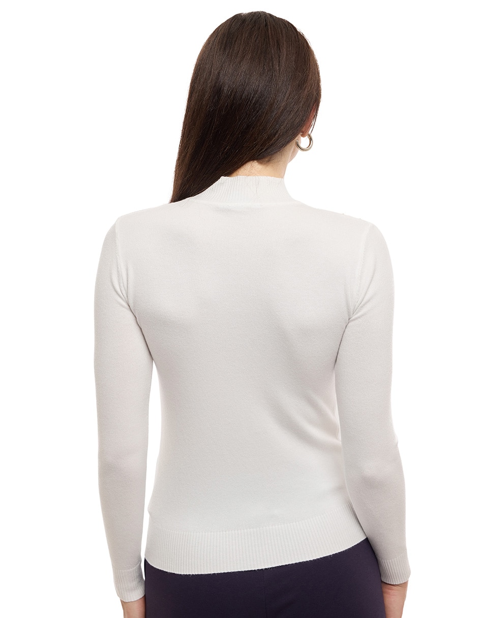 Suéter cuello alto para mujer 3