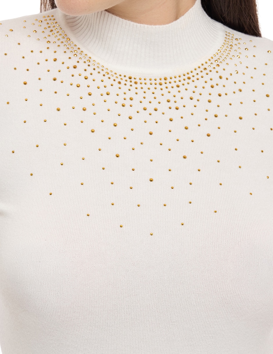 Suéter cuello alto para mujer 2