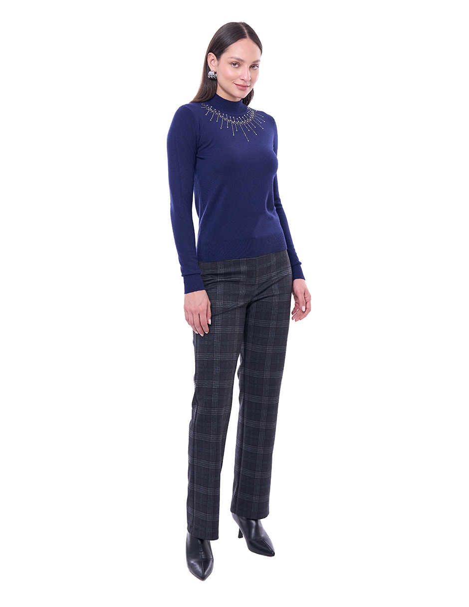 Suéter cuello alto para mujer 4