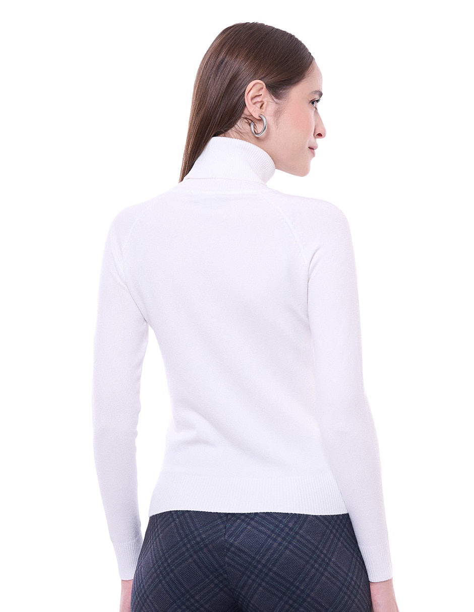 Suéter cuello tortuga para mujer 4