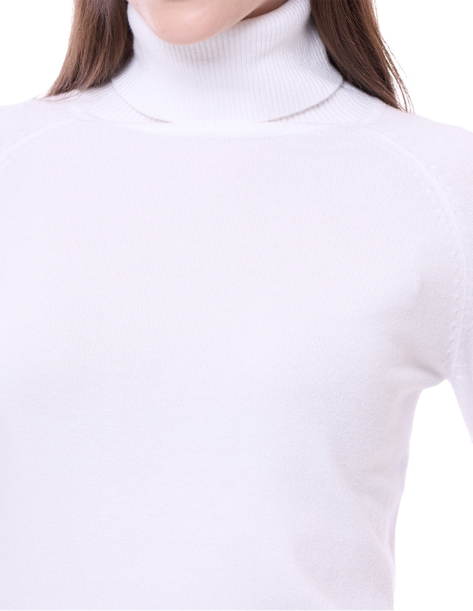 Suéter cuello tortuga para mujer 2