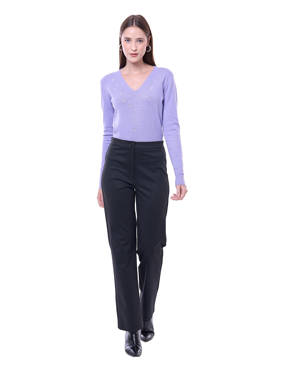 Pantalón recto para mujer
