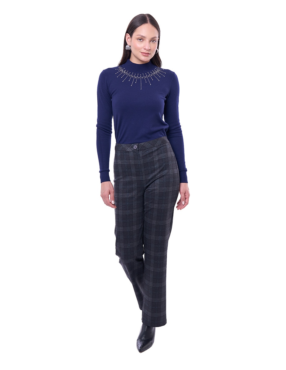 Pantalón recto para mujer