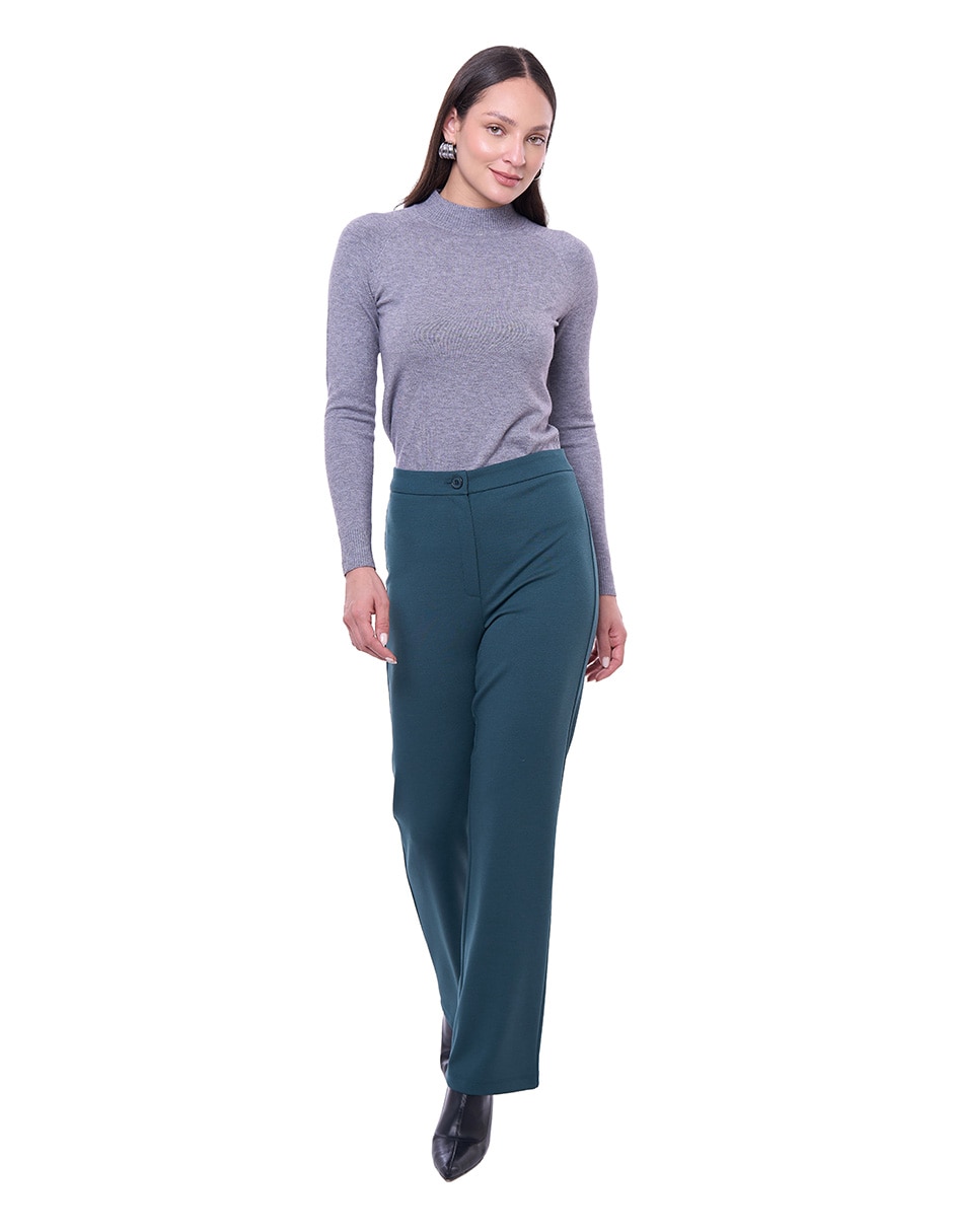 Pantalón recto para mujer