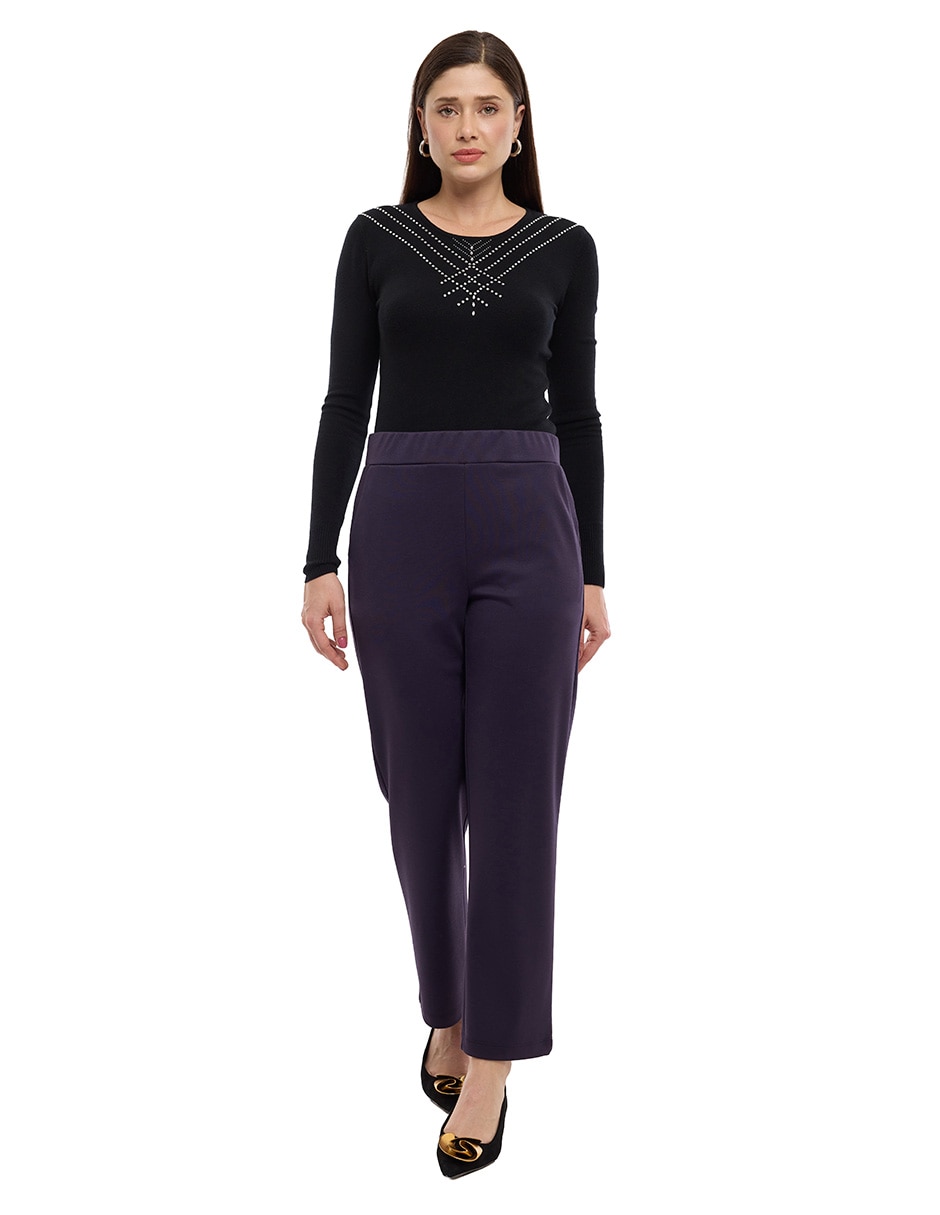 Pantalón recto para mujer 4